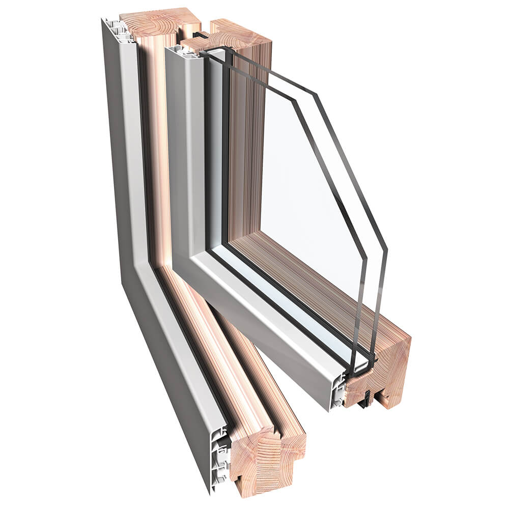 Aluminium cover system for timber windows
